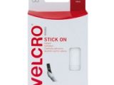 VELCRO Brand Stick On Squares, 25mm x 24 Sets – White