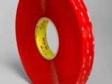 3M 4910 VHB Tape, Clear, 1mm thick,  12mm x 33m.