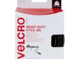 VELCRO Brand Heavy Duty Self Adhesive, 50mm x 1m, Black