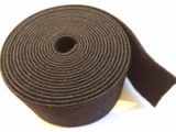 Velcro System Strap, Black Velour Back To Back, 50mm x 25m, Roll